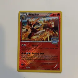 Pokemon Blaziken Staff Promo 014/111 League & Championship Reverse Holo - Image 3