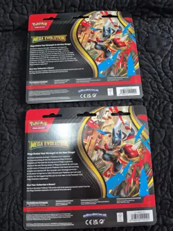 Pokemon TCG Mega Evolution 3 Pack Blister x2 - Image 2