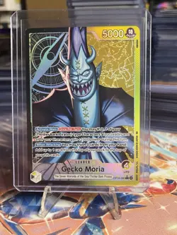 Bandai Gecko Moria OP14-080 Alternate Art Foil Special Leader 5000 One Piece CCG - Image 1