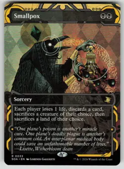 Smallpox Rare Secrets of Strixhaven: Mystical Archive 33 MTG Near Mint 2026 - Image 1