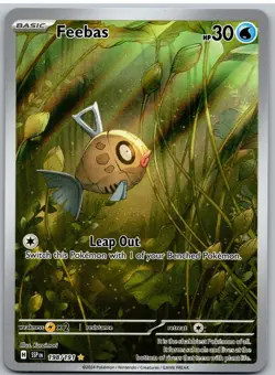 Feebas 198/191 Illustration Rare Surging Sparks Pokemon NM - Image 1