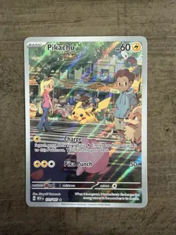 Pikachu - 173/165 - Pokemon SV: Scarlet & Violet 151 - Illustration Rare - NM - Image 1
