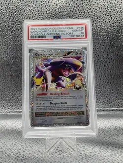Pokemon Garchomp C LV.X Celebrations 145/147 Psa 10 - Image 1