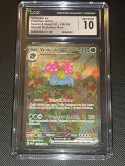 Pokemon TCG Venusaur EX 198/165 Scarlet & Violet 151 SIR **FREE SHIPPING** - Image 1