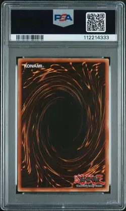 2002 YuGiOh! FMR-001 Red Eyes Black Metal Dragon Forbidden Memories Promo PSA2 - Image 2