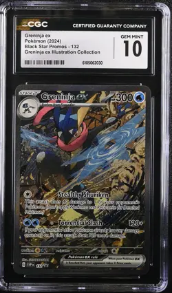 Pokemon Greninja ex SFA Special Illustration Coll. Promo SVP EN 132 CGC 10 - Image 1