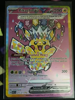2026 Pokemon Ascended Heroes Pikachu ex SIR 277/217 Special Illustration Rare - Image 1