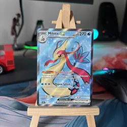 Milotic ex Ultra Rare Pokemon SV08: Surging Sparks 217/191 NM - Image 1