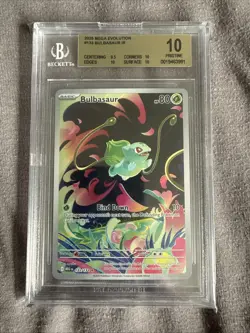 Pokemon TCG: Bulbasaur IR 133/132 - Beckett 10 - Image 1