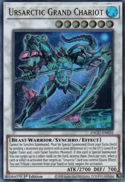 ANGU-EN035 Ursarctic Grand Chariot Ultra Rare 1st Edition Near Mint YuGiOh TCG - Image 1