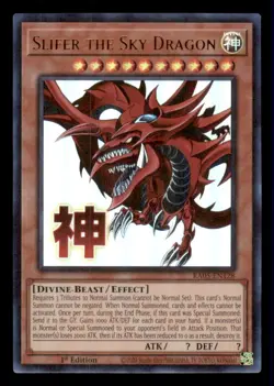 Yugioh! - Slifer the Sky Dragon RA05-EN128 Ultra Rare - 1st Edition - NM - Image 1