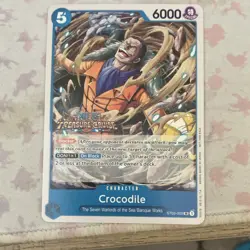 Bandai One Piece CCG Crocodile Treasure Cruise ST03-003 Special Blocker 6000 - Image 1