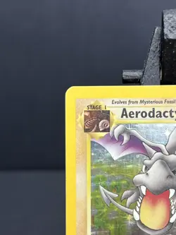 Pokemon TCG Aerodactyl Fossil Holo Card 1/62 MP - Image 2