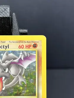 Pokemon TCG Aerodactyl Fossil Holo Card 1/62 MP - Image 3