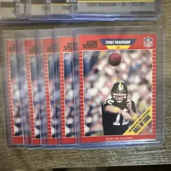 17 card Lot Terry Bradshaw MVP Super Bowl XIV Pittsburgh Steelers HOF 1990 - Image 4