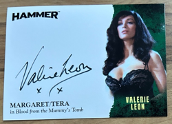 HAMMER SERIES 2 - SEVENTIES SHOCKERS AUTOGRAPH CARD: VALERIE LEON VL1 - 2 KISSES - Image 1