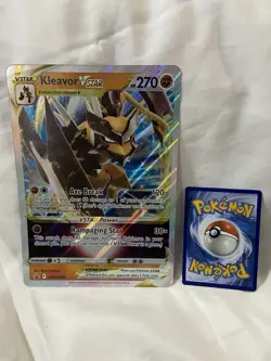 Kleavor VSTAR SWSH249 JUMBO OVERSIZED Black Star Promo Pokemon Card - Image 1