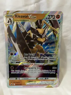 Kleavor VSTAR SWSH249 JUMBO OVERSIZED Black Star Promo Pokemon Card - Image 2