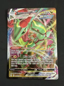 Rayquaza VMAX 111/203 JUMBO OVERSIZED Black Star Promo Pokemon Card - Image 1
