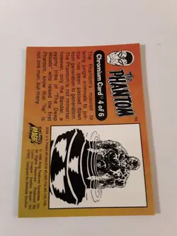 1995 Comic Images The Phantom Chromium Chase Card #4 - Image 2