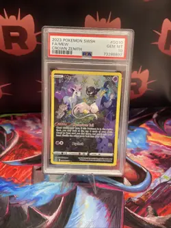 Pokemon PSA 10 Mew #GG10/GG70 SWSH Crown Zenith 2023 English Gem Mint - Image 1