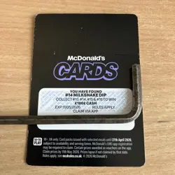 Milkshake Dip 14/24 Mcdonalds TCG Trading Cards 2026 UNREDEEMED - Image 2
