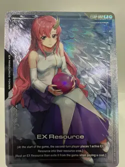 Gundam TCG Card Game EX Resource - Lacus Clyne Foil - EXRP-002 NM - English - Image 1
