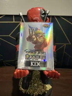 Street Fighter 2: Champion Edition PSA Promo Card Ken Silver PSA-1 - Image 1
