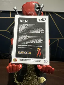 Street Fighter 2: Champion Edition PSA Promo Card Ken Silver PSA-1 - Image 2