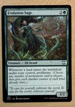 MTG Evolution Sage Card, MINT, Streets Of New Capenna - Image 1