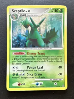 Pokemon Sceptile Holo Rare Stormfront Card 10/100 MP - Image 1