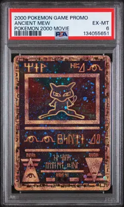 Pokemon TCG Ancient Mew Promo Holo Rare Card 1999/2000 PSA 6 - Image 1