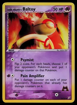 Pokemon Card - Team Magma's Baltoy Team Magma vs Team Aqua 32/95 Reverse Holo - Image 1