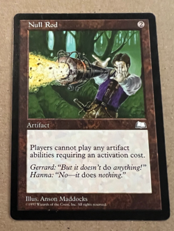 Null Rod - Weatherlight - MTG - Magic the Gathering - Image 1