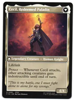 Cecil, Dark Knight 91 R FINAL FANTASY MTG - Image 2