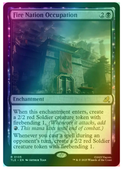Fire Nation Occupation - Foil Avatar MTG - Image 1