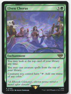 Elven Chorus *Foil* LTR 160 NM - Image 1
