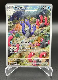 Wugtrio 224/091 SV: Paldean Fates Holo Pokemon Trading Card Game - Image 1