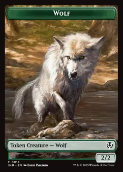 3x Foil Wolf/Wolf Token, Innistrad Tokens, 3 pack, Magic the Gathering - Image 2
