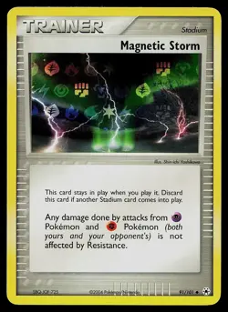 Pokemon Card - Magnetic Storm Hidden Legends 91/101 Reverse Holo - Image 1