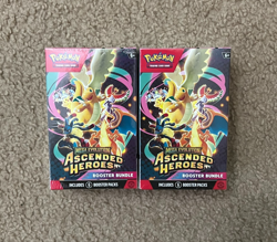 Pokemon Mega Evolutions Ascended Heroes Booster Bundle LOT OF 2 IN-HAND - Image 1