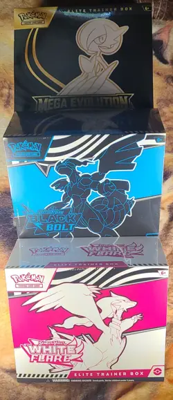 Pokemon Black Bolt ,white Flare and mega Evolution Gardevoir etb - Image 1