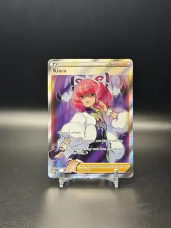POKEMON KLARA CARTON PROMO #SWSH302 KLARA FULL ART BLACK STAR PROMO - NM - Image 1