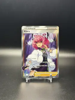 POKEMON KLARA CARTON PROMO #SWSH302 KLARA FULL ART BLACK STAR PROMO - NM - Image 3