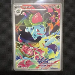 Ivysaur 134/132 - Illustration Rare - Mega Evolution Base Set - Pokemon TCG - Image 1