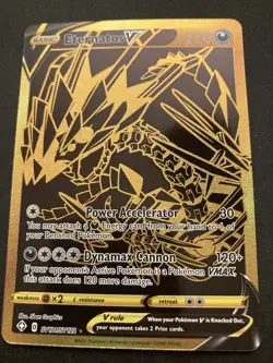 Pokemon TCG Eternatus V Shining Fates SV121/SV122 Holo Shiny Holo Rare - Image 1