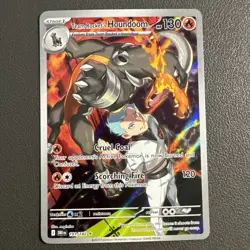 Team Rocket's Houndoom IR Pokemon SV10: Destined Rivals 191/182 NM - Image 1