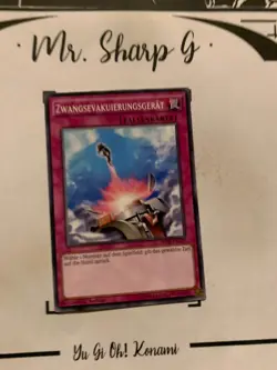 ZWANGSEVAKUIERUNGSGERAT - 1. AUFLAGE SDHS-DE039 DEUTSCH Yu-Gi-Oh! CARD COMMON - Image 2