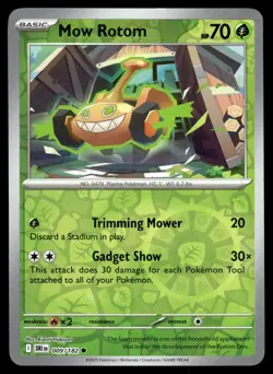 Mow Rotom 009/182 Common Destined Rivals Pokemon Reverse Holo NM - Image 1