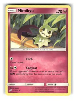 Mimikyu 112/181 Rare Team Up Pokemon Near Mint - Image 1